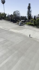 Finished concrete deck at 2611 Marengo, Altadena